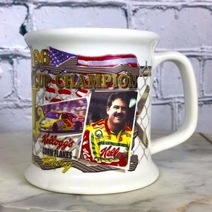 NASCAR Winston Cup Champion Terry Labonte 1996 Vintage Collectible Coffee Mug